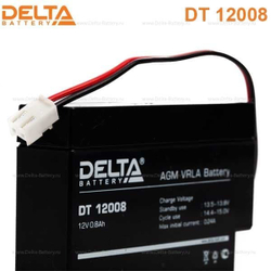 Аккумуляторная батарея Delta DT 12008 (12V / 0.8Ah)