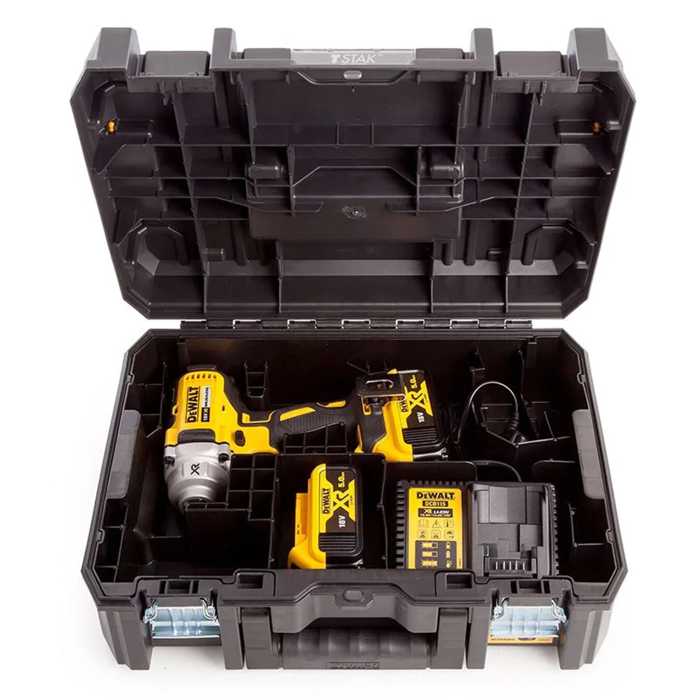 DeWalt DCF894P2 аккумуляторный гайковерт (2 x 5 Ач, ЗУ)