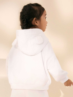 Толстовка с капюшоном на молнии для девочки Next AM2-671, Белый
