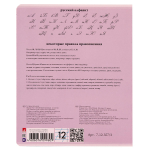 Тетрадь А5 12л. кос.линия "Люкс", 5 цв. (Альт) микс цветов (комплект 5 шт)