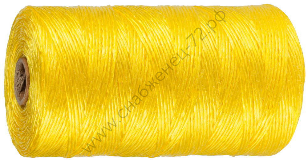 STAYER d 1.5 мм, 500 м, 800 текс, 32 кгс, желтый, полипропиленовый шпагат (50077-500)
