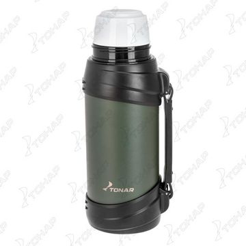 Термос (T-KD-938-2) 2000ML хаки (дополн.пласт.чашка, ручка) TONAR