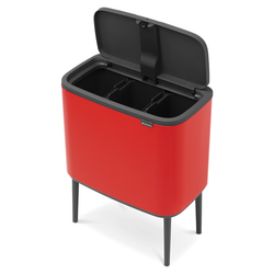 Мусорный бак Bo Touch Bin 3x11л Brabantia Пламенно-красный