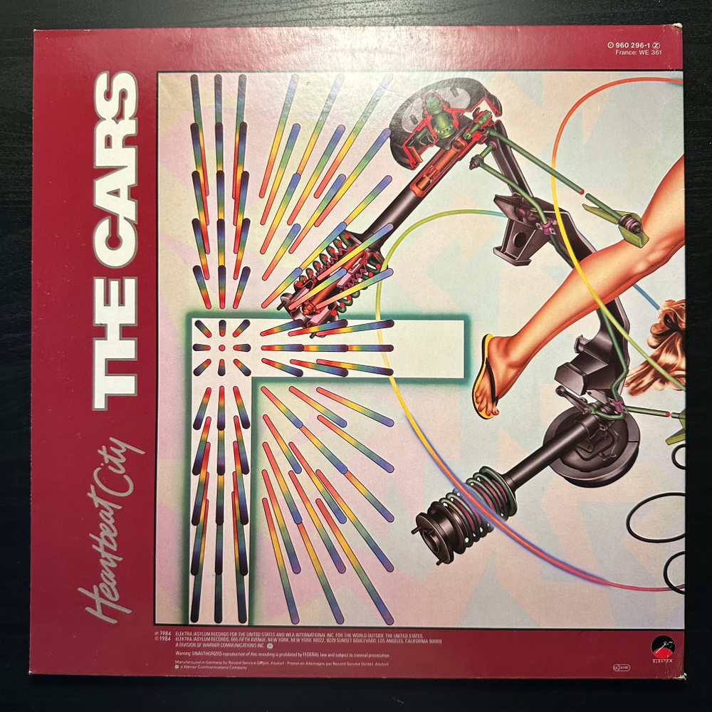The Cars - Heartbeat City (Европа 1984г.)