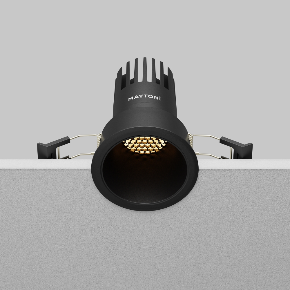 Встраиваемый светодиодный светильник Maytoni Dip DL116-10W-2.7K-B