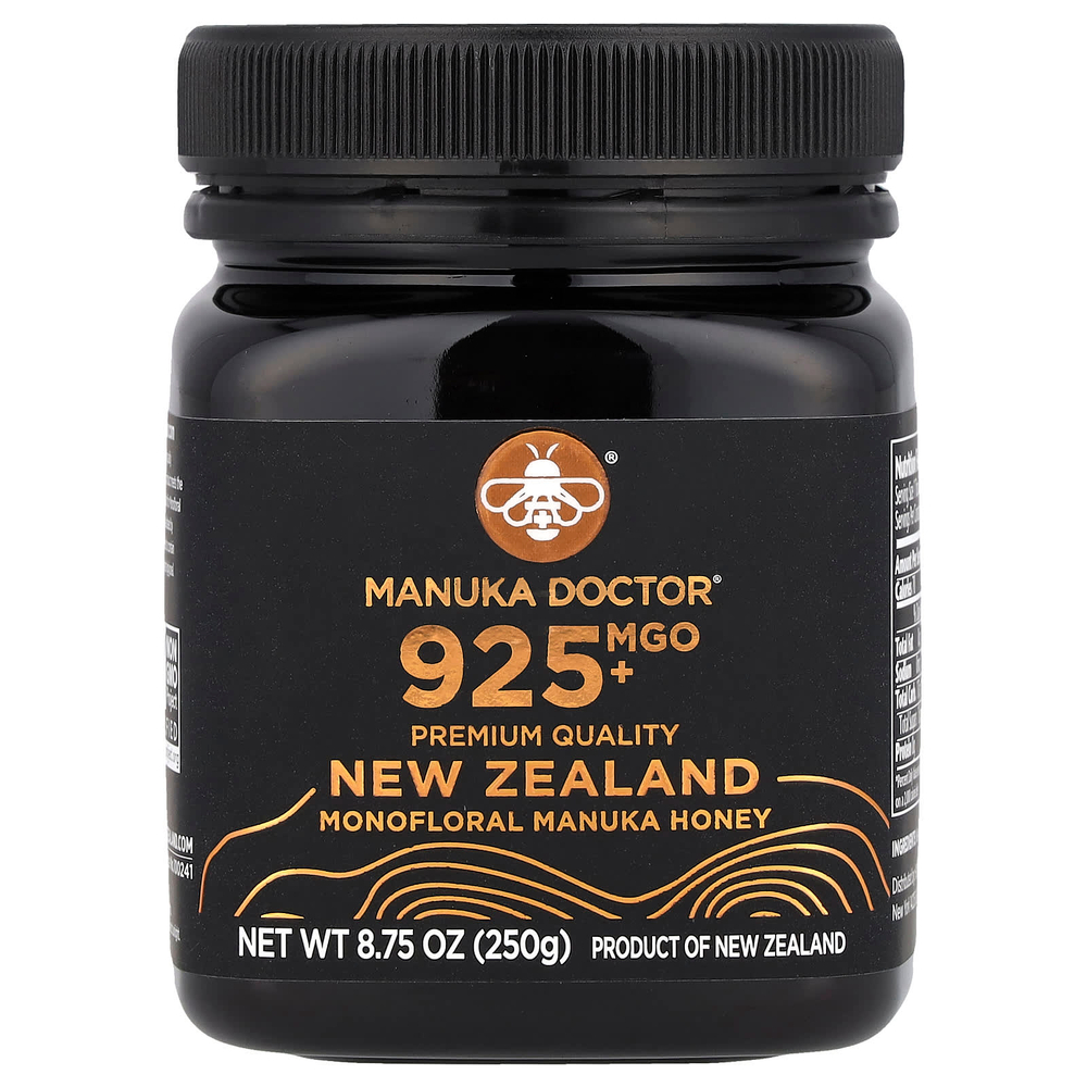 Manuka Doctor, монофлорный мёд манука, MGO 925+, 250 г (8,75 унции)