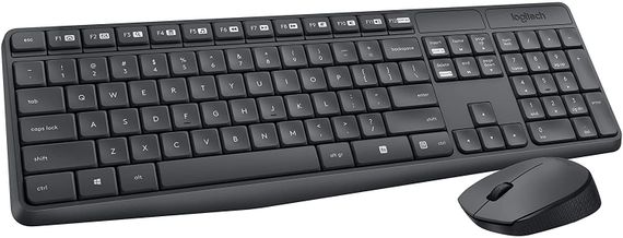 Klaviatura \ Клавиатура \ Keyboard  Logitech MK235 Combo Wireless