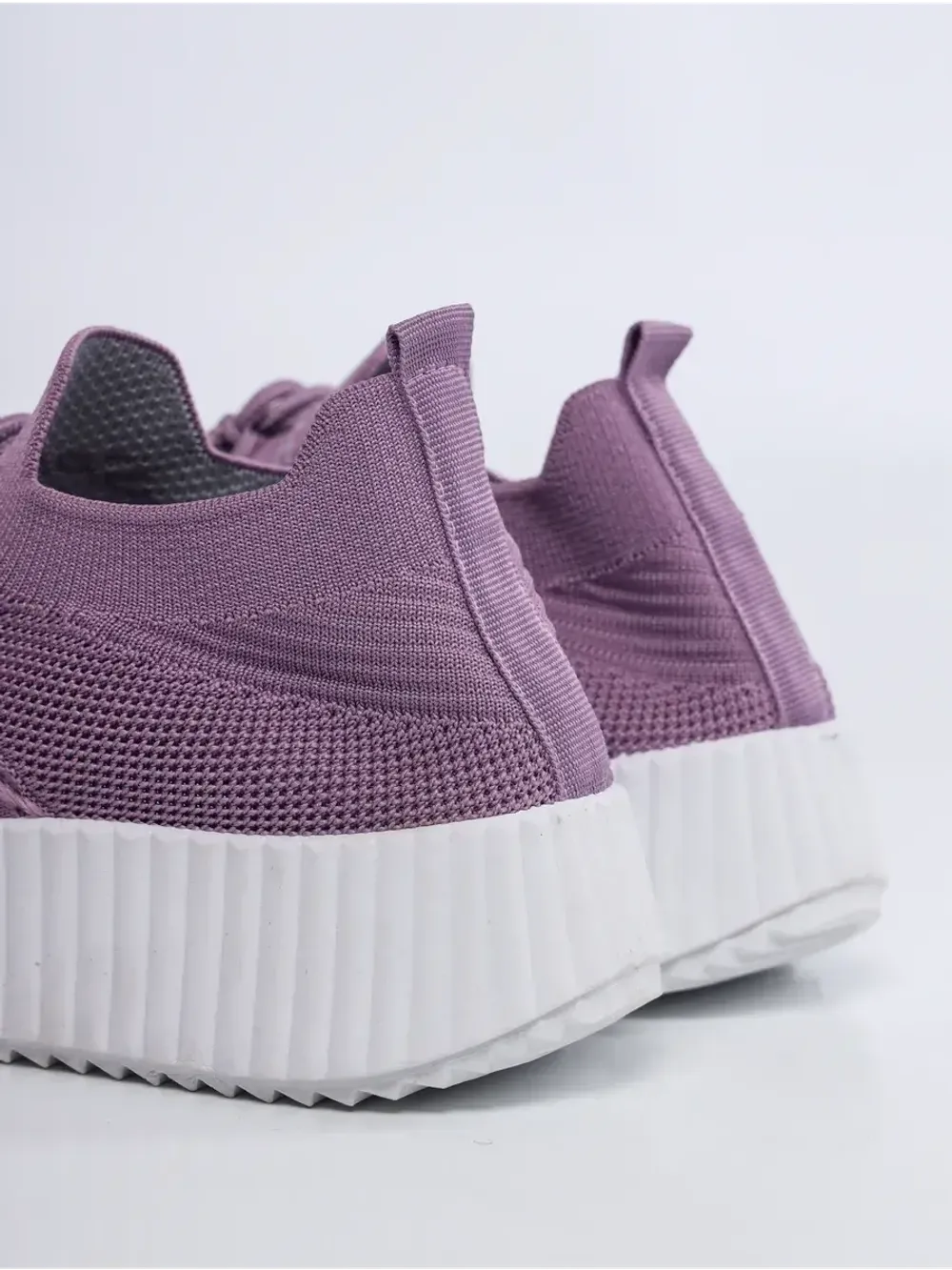 Слипоны на высокой подошве мокасины летние текстильные