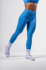 Леггинсы High Waisted Push-Up Leggings TOTALLY SEAMLESS 303 Голубые