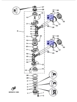 Ролик игольчатого подшипника для лодочных моторов