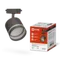 Светильник трековый TR-GX53-TL 54RB под лампу GX53 с подсветкой черный IN HOME
