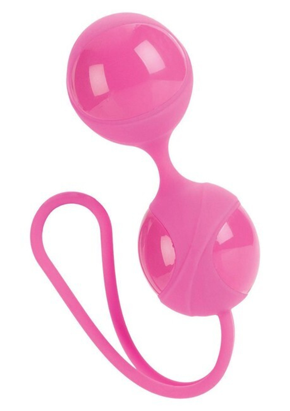 Силиконовые шарики на шнурке Entice (Цвет: малиновый)