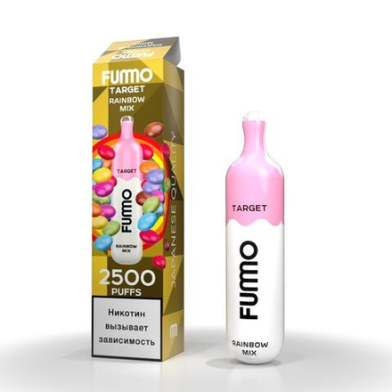 Fummo Target Радужный микс (Фруктовые конфеты) 2500 затяжек 20мг Hard (2% Hard)