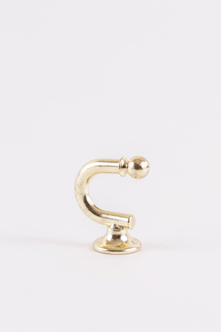 Держатель КРЮЧОК ГЛ.ЗОЛОТО 2.шт