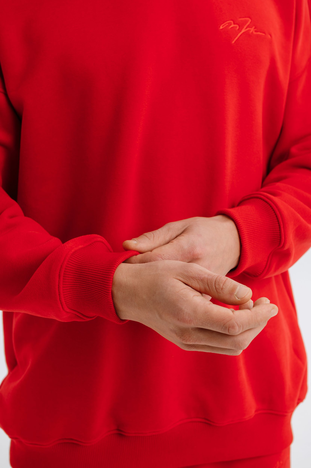 Толстовка Mazzika Unisex удлиненная, цвет красный