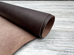 Vacchetta Grain Dark Brown (2,6-2,8 мм) цв. Коричневый, натуральная кожа