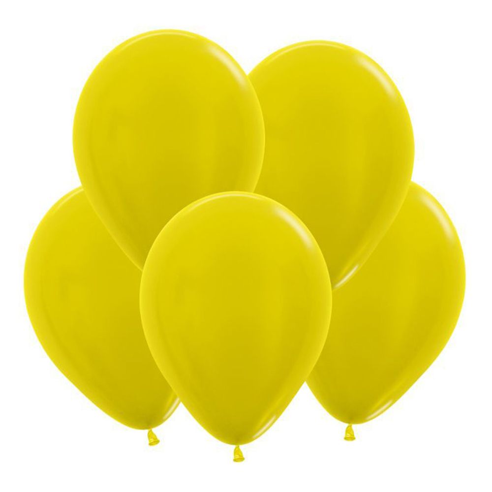 S 12&quot; Металл Желтый / Yellow / 10 шт.