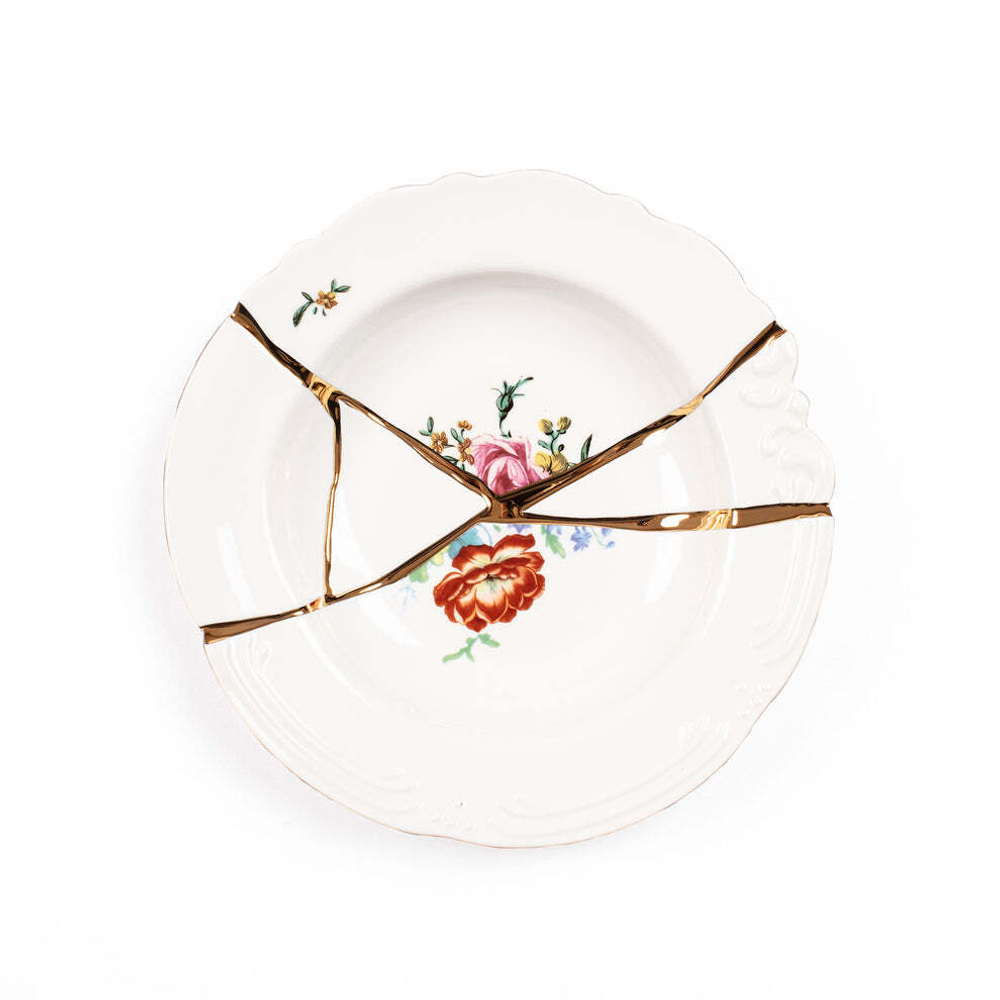 Тарелка суповая Seletti Kintsugi №2 (22 см)