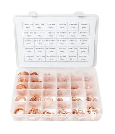 Шайбы медные уплотнительные, 570пр. Forsage F-811