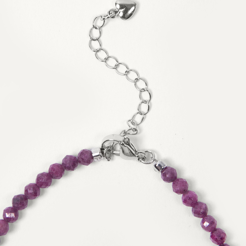 Браслет на ногу Facets RED