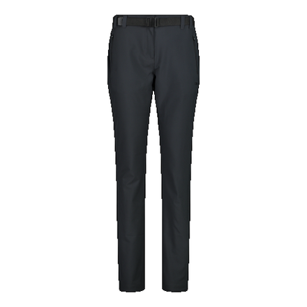 Брюки женские CMP Women's stretch long pant, артикул 3T59036,  цвет  antracite (U423)