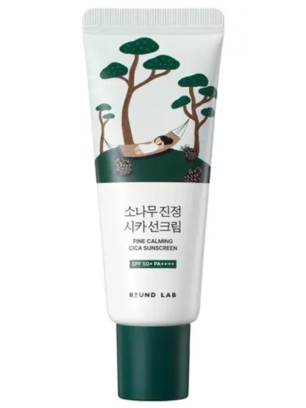 Round Lab Солнцезащитный крем с сосной и центеллой для проблемной кожи SPF50 Pine Calming Cica Sunscreen 40 мл