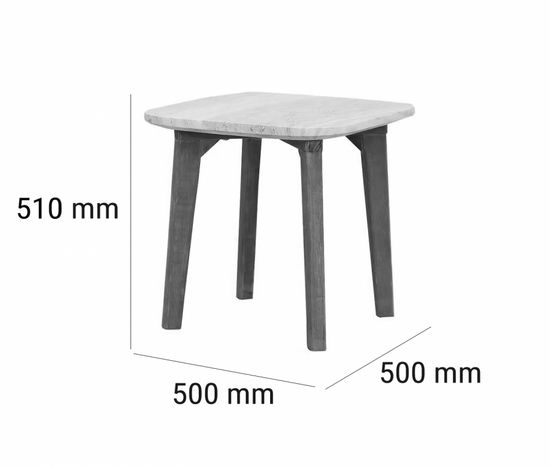 Столик деревянный кофейный Mali