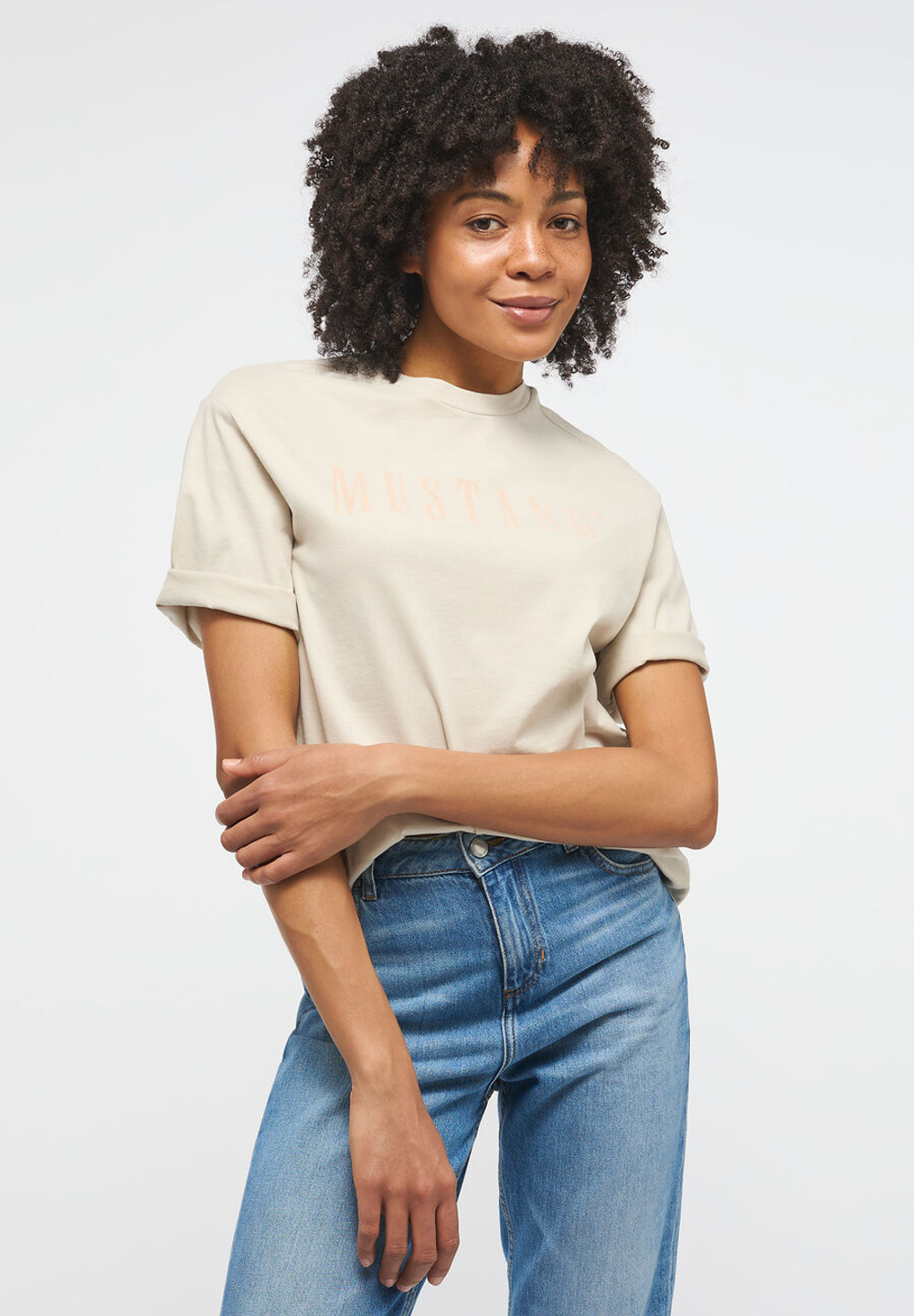 Футболка женская MUSTANG Alina C LOGO