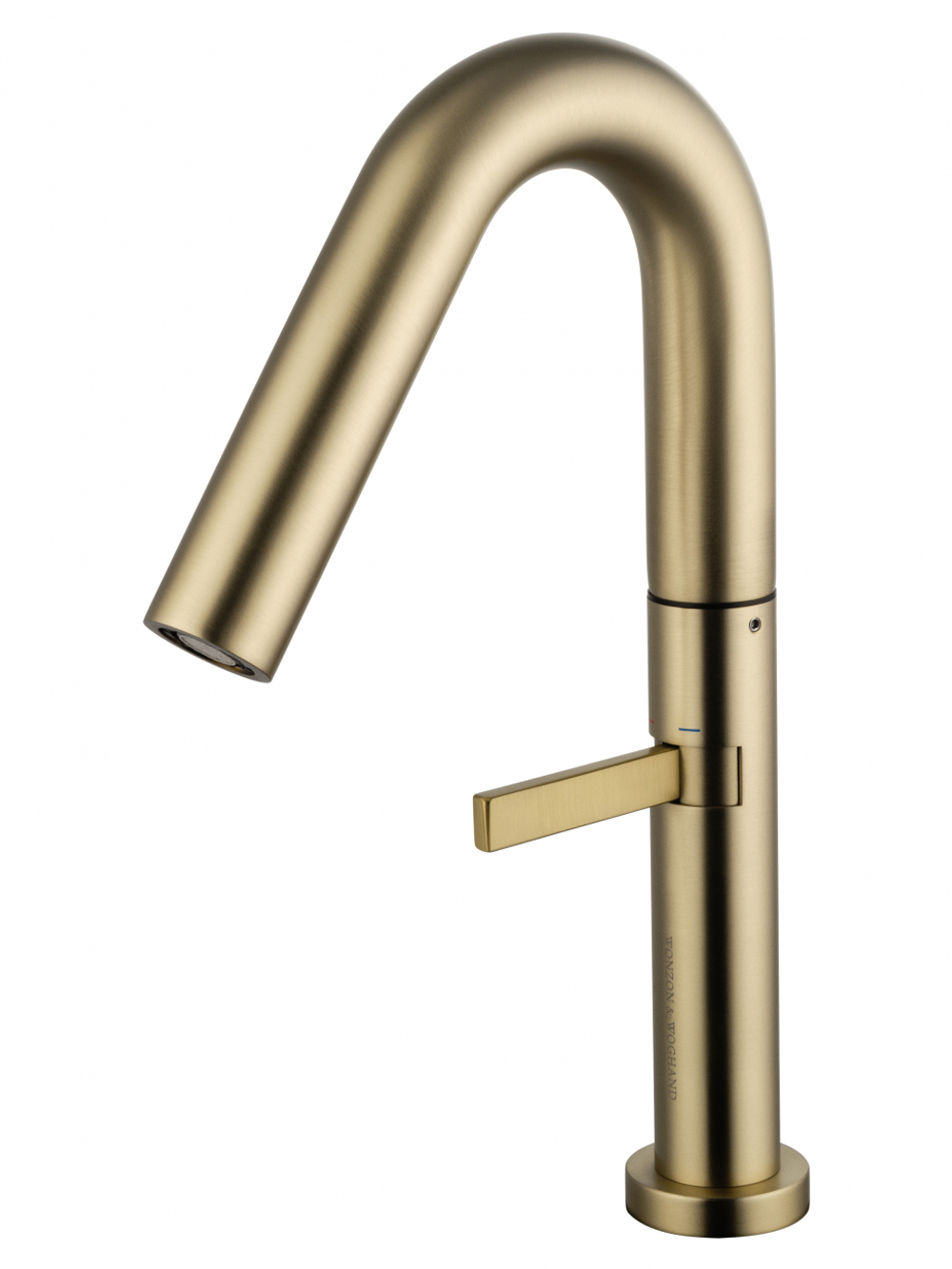 Смеситель для раковины высокий WONZON & WOGHAND, Брашированное золото (WW-6068-BG)