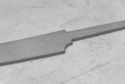 Заготовка для ножа, сталь M390 3,6мм. Модель "Геликон У145" с клинком 145мм, ТО 62-63HRC