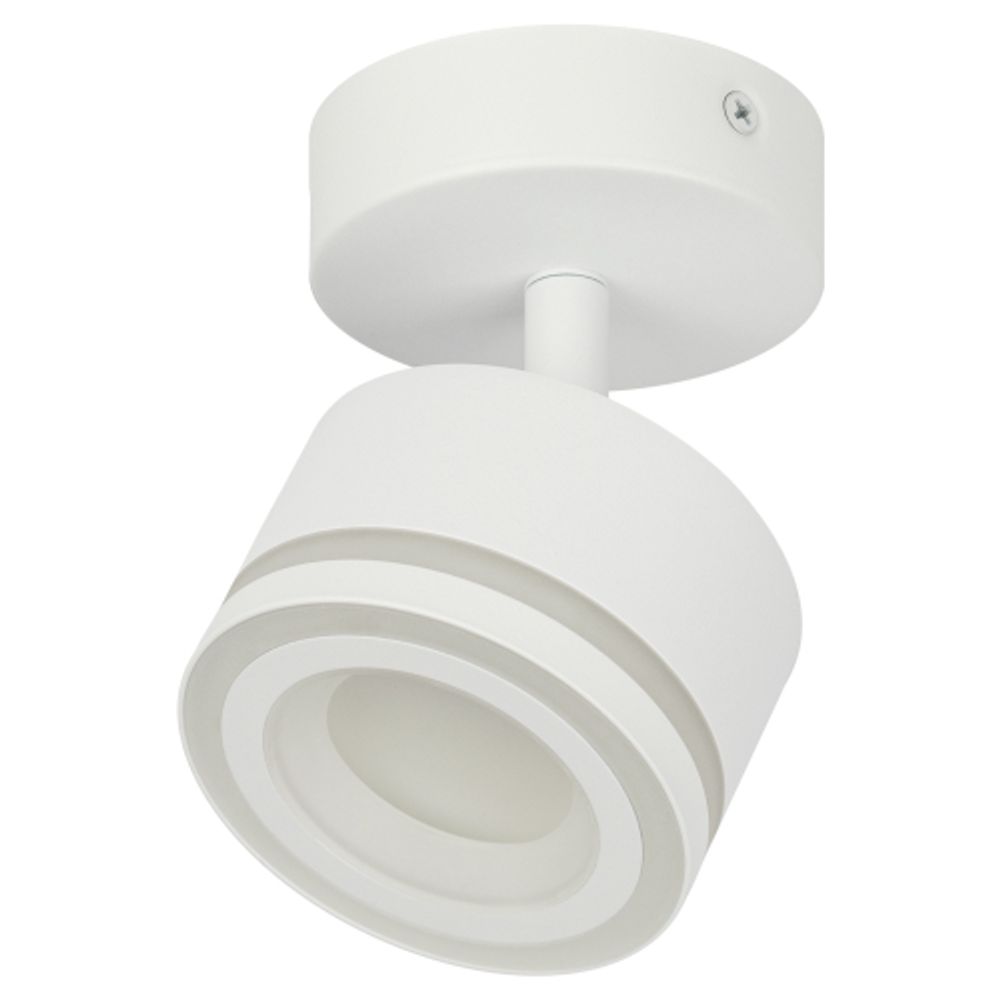 Светильник настенно-потолочный спот ЭРА OL52 WH под лампу GX53 белый IP20