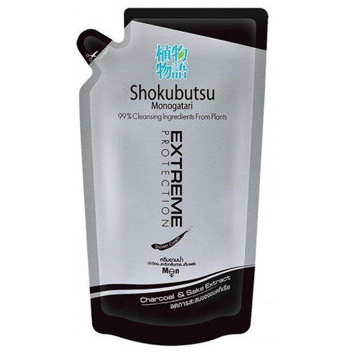 "CJ Lion Shokubutsu" Увлажняющий мужской крем-гель для душа, 500 мл