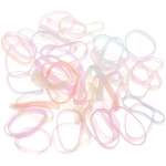 Резинки для волос силиконовые 100шт «Mini miracle - Лилу» , цвет микс , 11*14,5см.