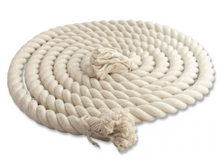 Канат хлопчатобумажный. Диаметр 40 мм. Цена указана за 1 метр.