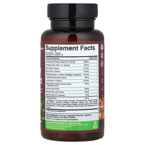 Nature's Craft, Поддержка почек, 60 капсул