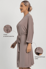 Пеньюар Шелк вискозы (латте) П14486-52М LT Collection