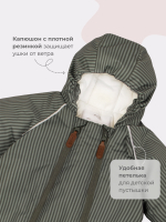 Комбинезон мембранный зимний Mjölk Green Stripes, утеплитель 250гр/м2