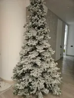 Заснеженная ель «Кадриль» (Литая хвоя) 180 см / 1,8 м