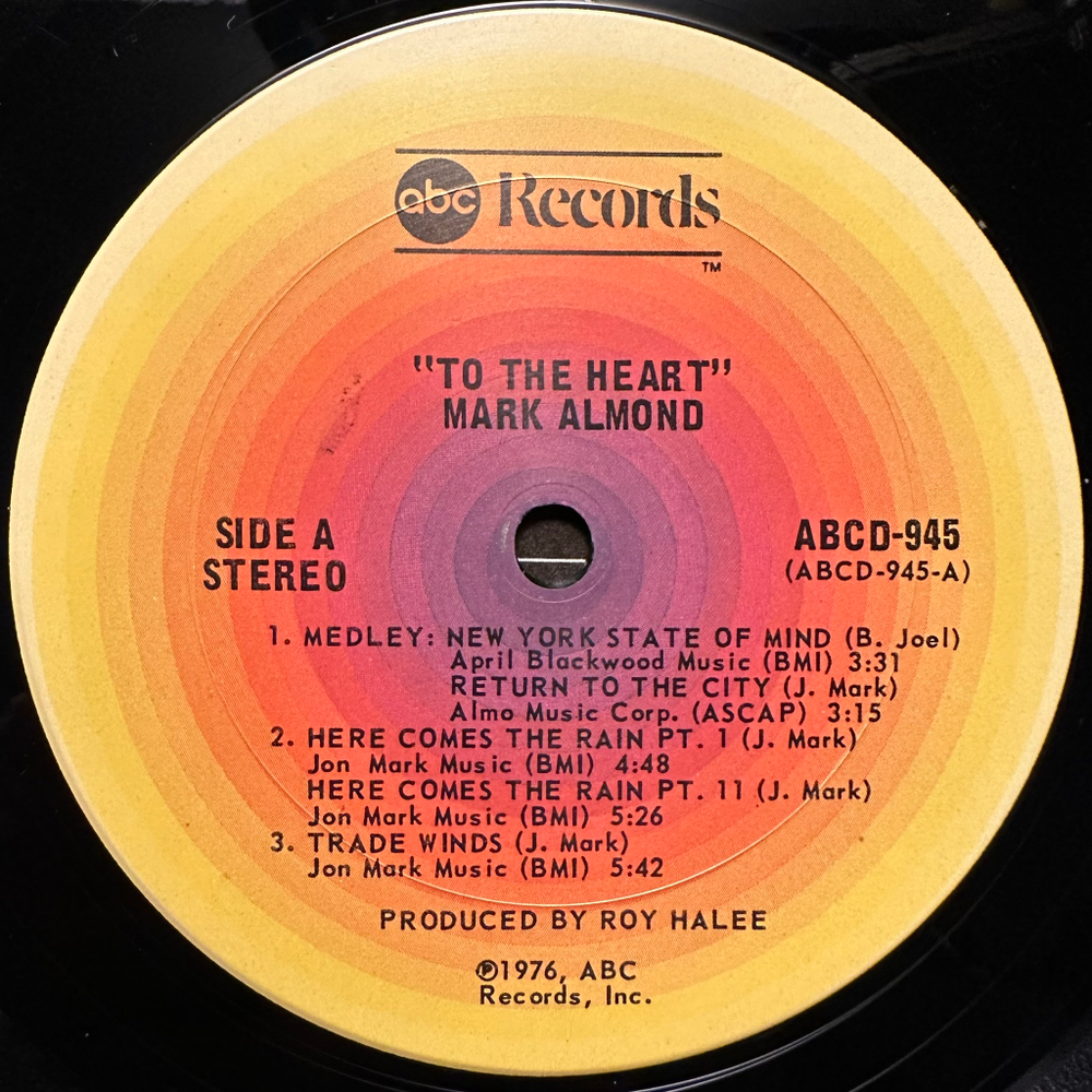 Mark-Almond- To The Heart (США 1976г.)