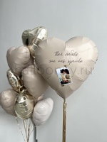 Романтический набор шаров «Твоя любовь, это так красиво!»