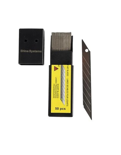 Shine Systems Лезвие из углеродистой стали 30° 9 мм, 50 шт