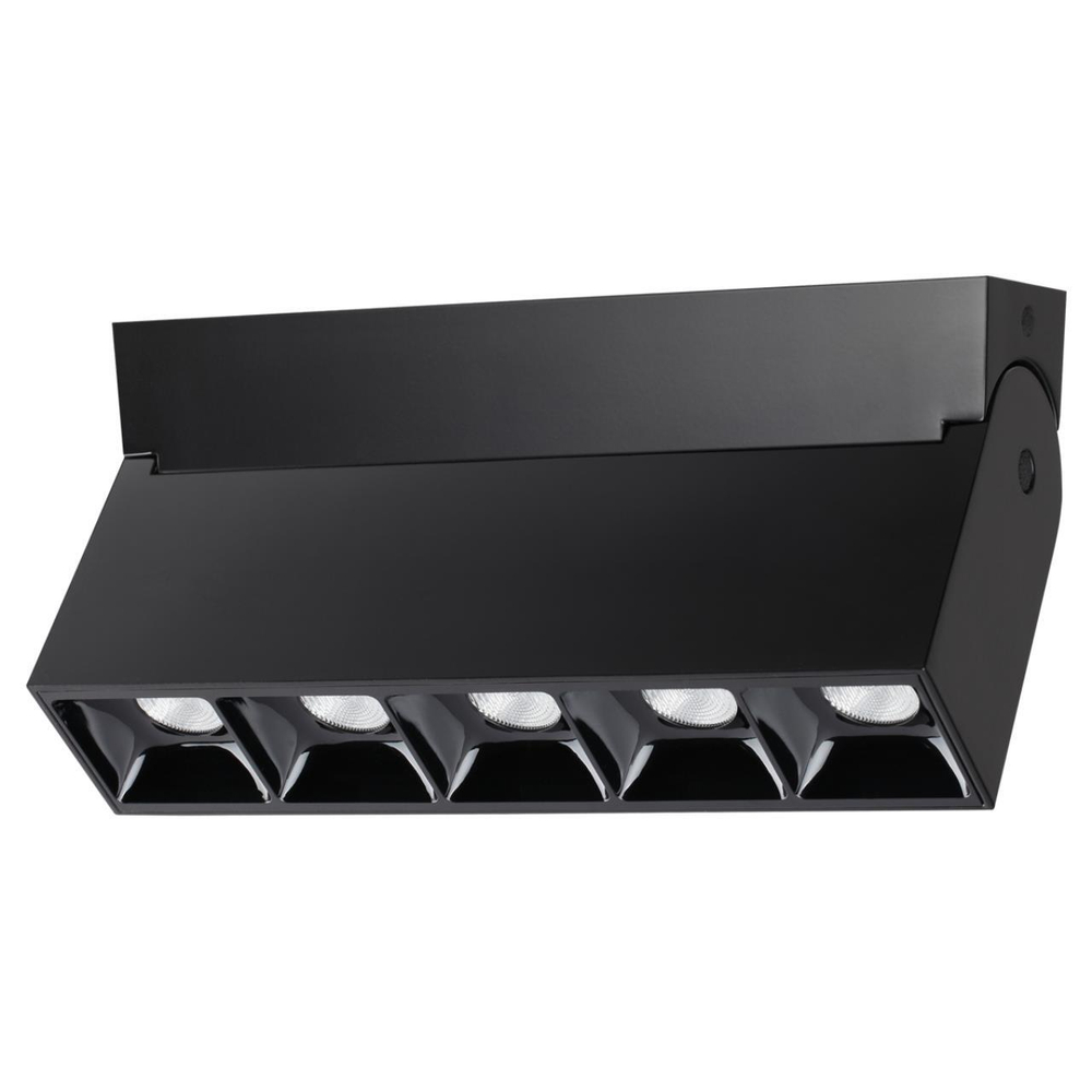 358322 OVER NT19 380 черный Светильник накладной IP33 LED 4000К 25W 110-265V EOS