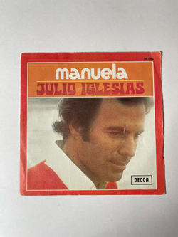 Винтажная виниловая пластинка LP Julio Iglesias Manuela (France 1974) 7 дюймов
