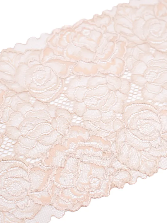03-75 Кружево эластичное 20 см, телесный