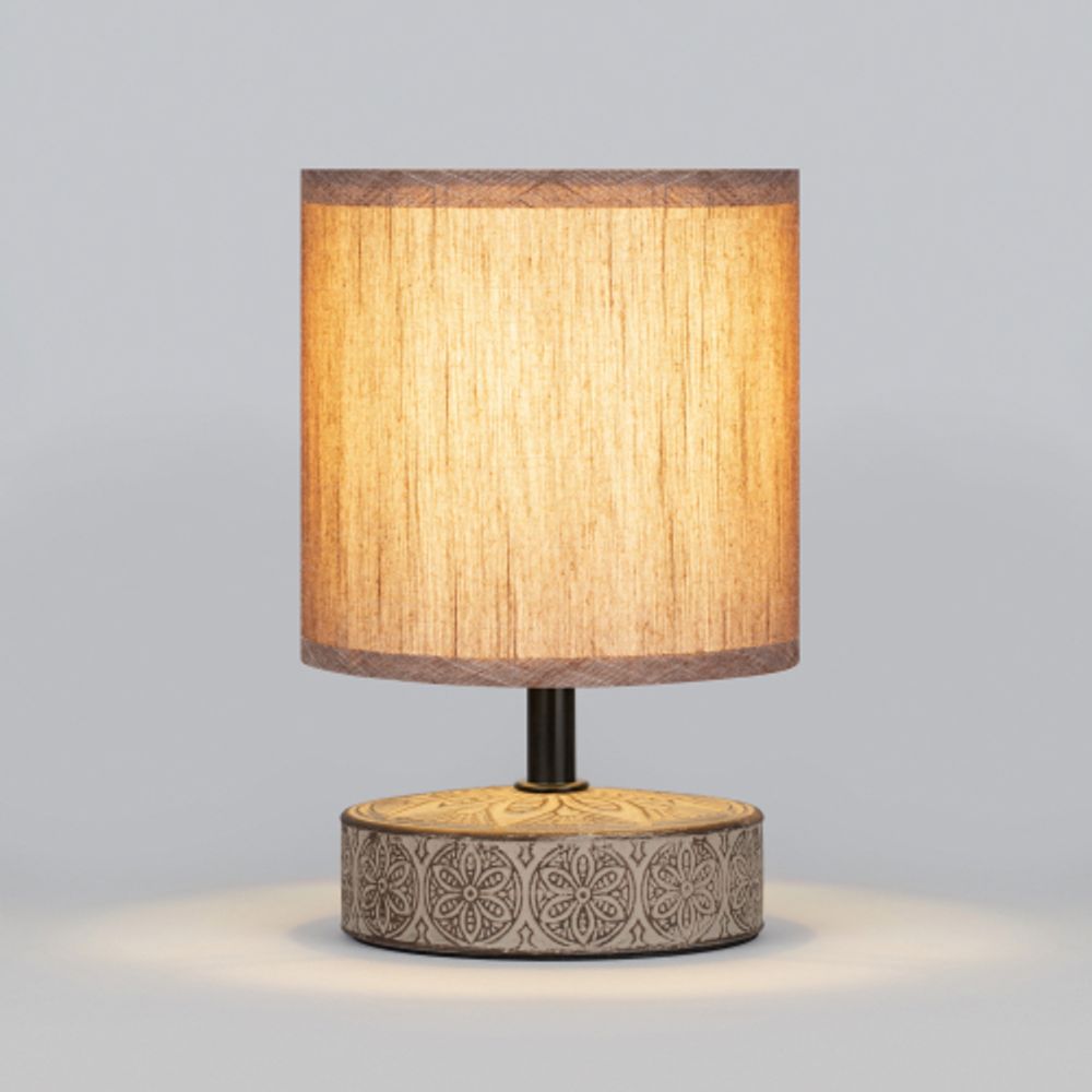 Настольная лампа Rivoli Eleanor 7070-502 1 * Е14 40 Вт керамика кофейная | Настольные лампы Rivoli