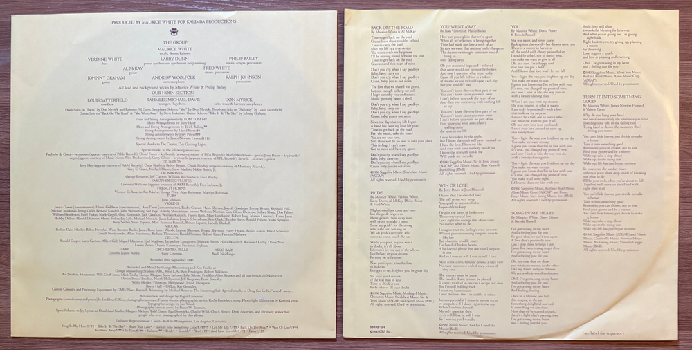 Earth, Wind & Fire - Faces 2LP (Голландия 1980г.)