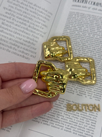 Пуговицы Скиапар. "Рука" глянцевое лимонное золото