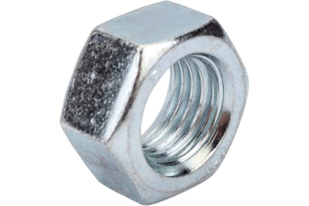 Гайка ЗУБР ГОСТ 5927-70, M16, 2 шт, кл. пр. 6, оцинкованная, 303556-16