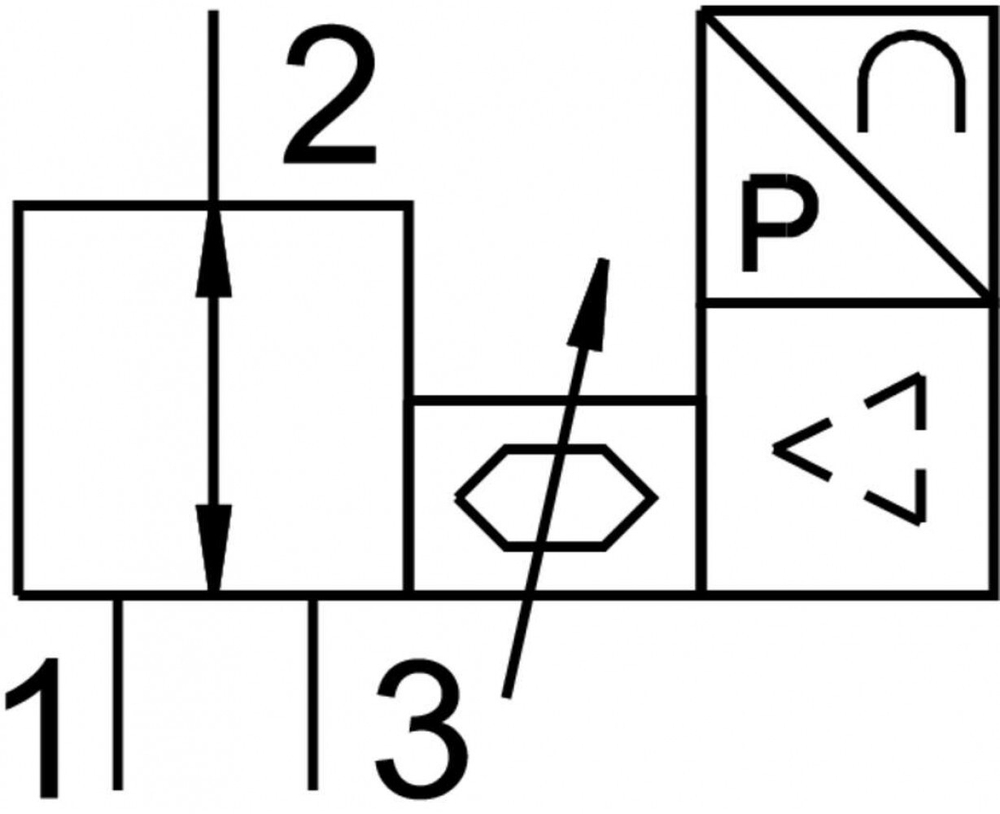 VEAB-L-26-D14-Q4-A4-1R1 Пропорциональный регулятор давления