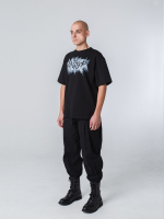 Футболка с набойкой "Райтер". Черная